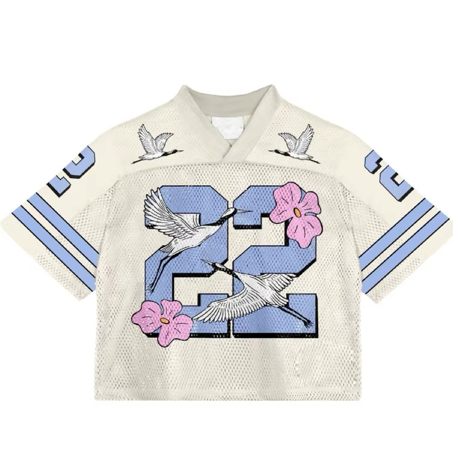 Floral soccer jersey